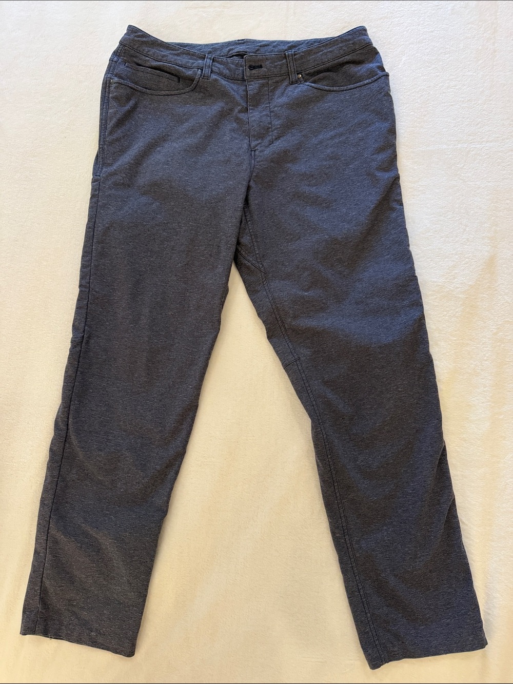 lululemon athletica Men's Dark Gray Straight-Leg Pants
